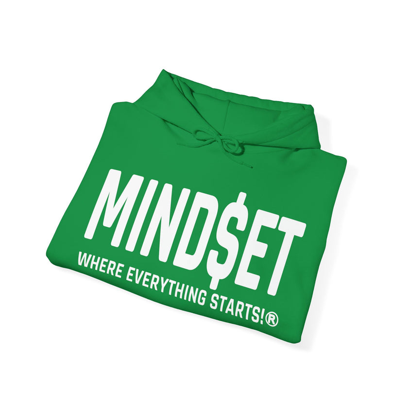 MIND$ET EDITION Hooded Sweatshirts (White Logo)