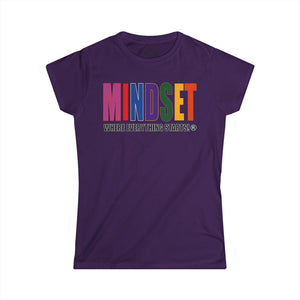 Mindset Official Trademark Women's Softstyle Tee (MULTICOLOR LOGO)