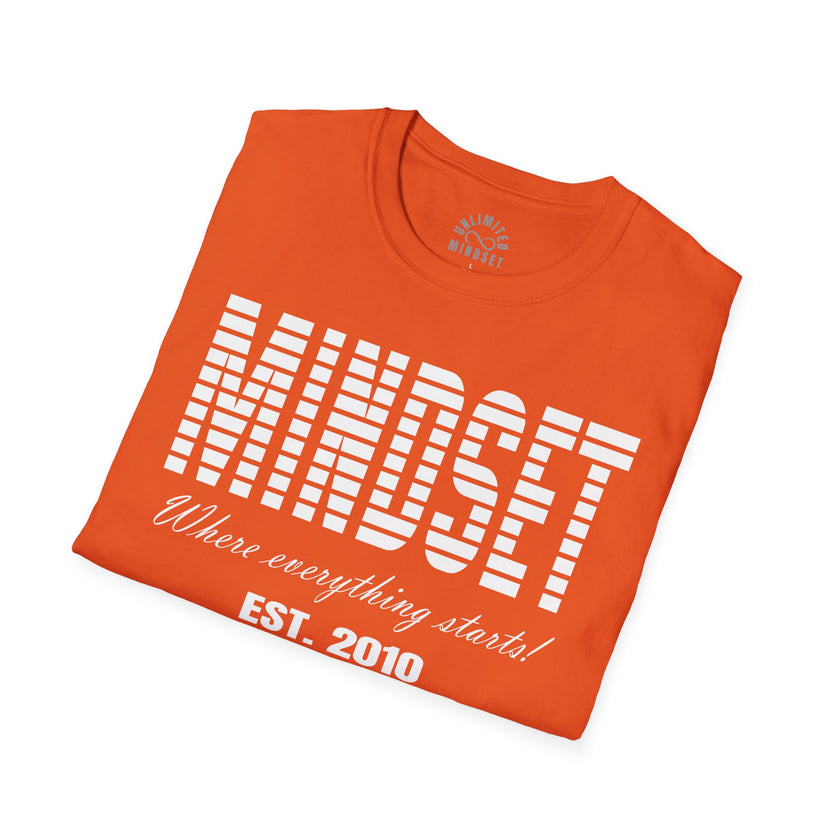 Mindset, Where Everything Starts T-Shirt (EST. 2010) - White