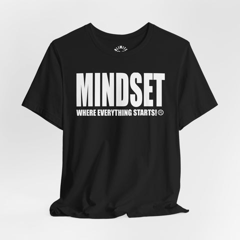Mindset Trademark T-Shirt (WHITE LOGO)