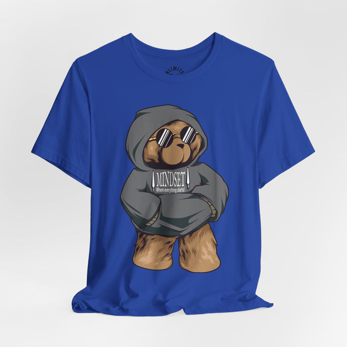 Mindset Bear In Hoodie T-Shirt