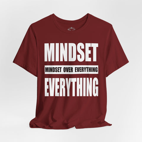 Mindset Over Everything T-Shirts (White)