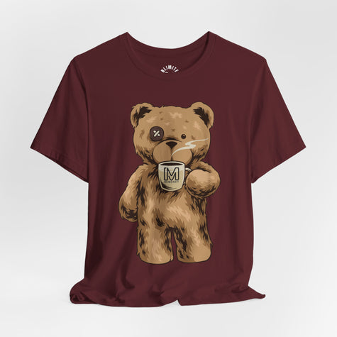 Mindset Bear With Coffee T-Shirt