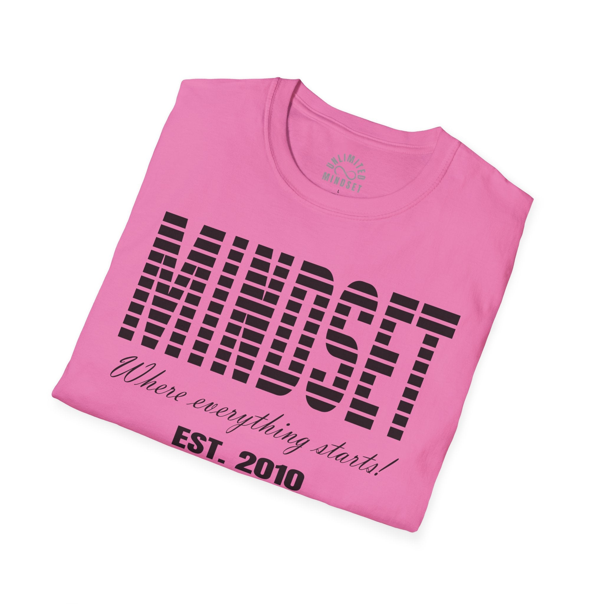 Mindset, Where Everything Starts T-Shirt (EST. 2010) - Black