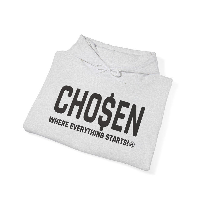 CHO$EN Mindset Hoodie (Black Logo)