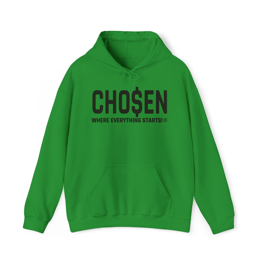 CHO$EN Mindset Hoodie (Black Logo)