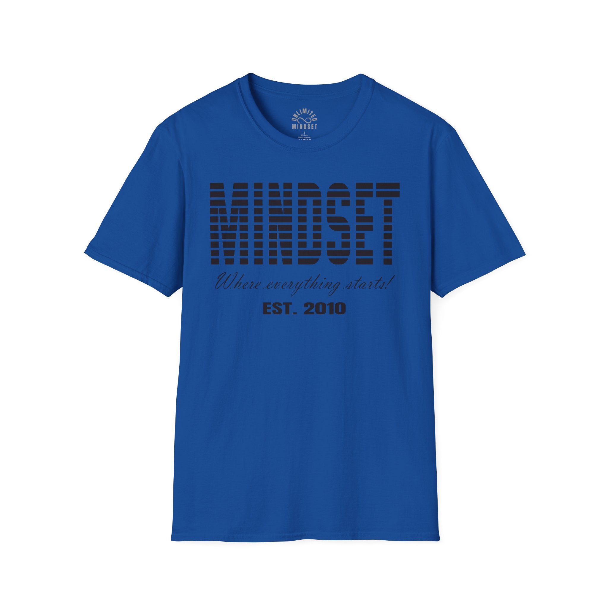 Mindset, Where Everything Starts T-Shirt (EST. 2010) - Black