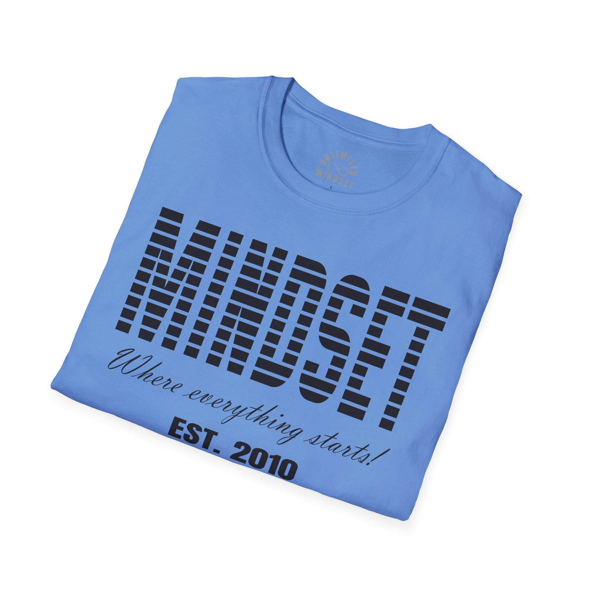 Mindset, Where Everything Starts T-Shirt (EST. 2010) - Black