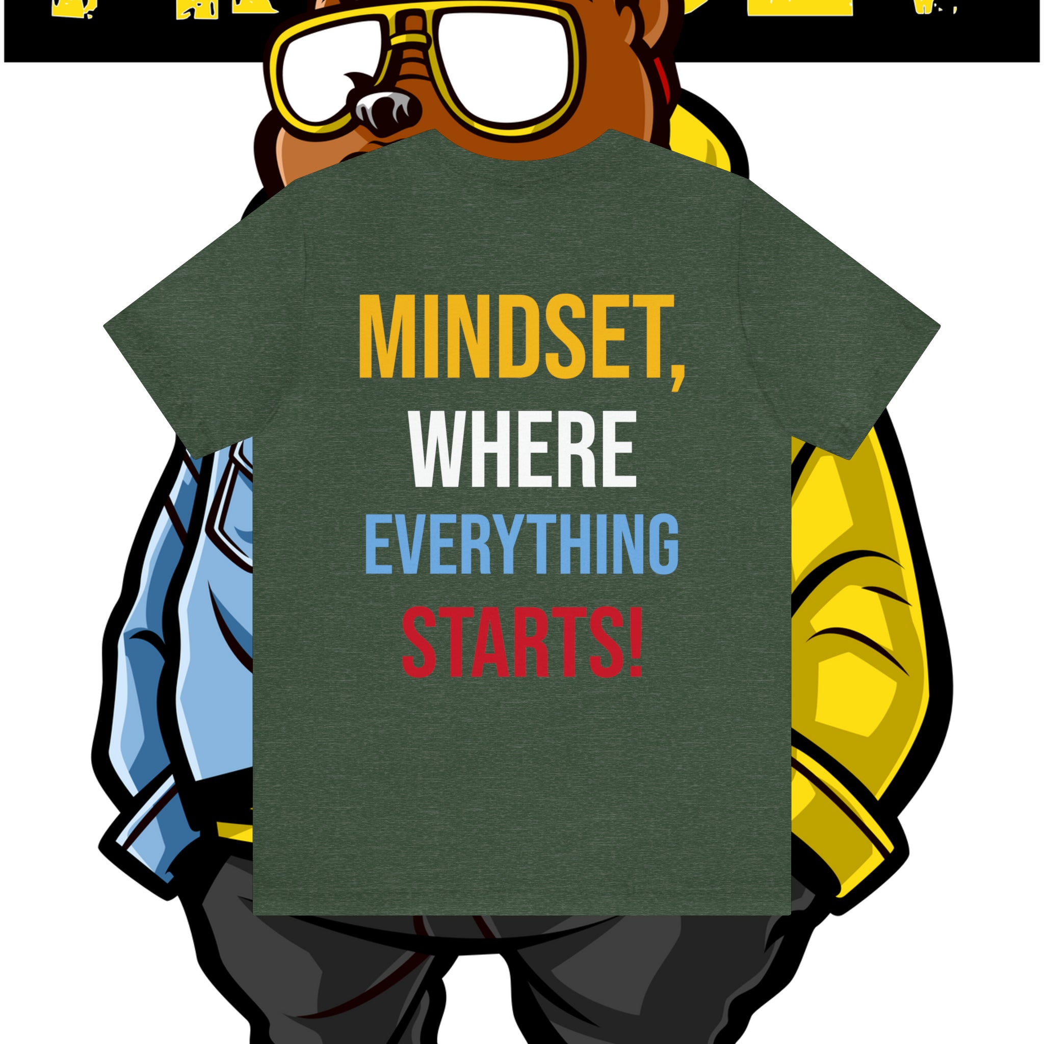 Mindset Rapper Bear T-Shirt