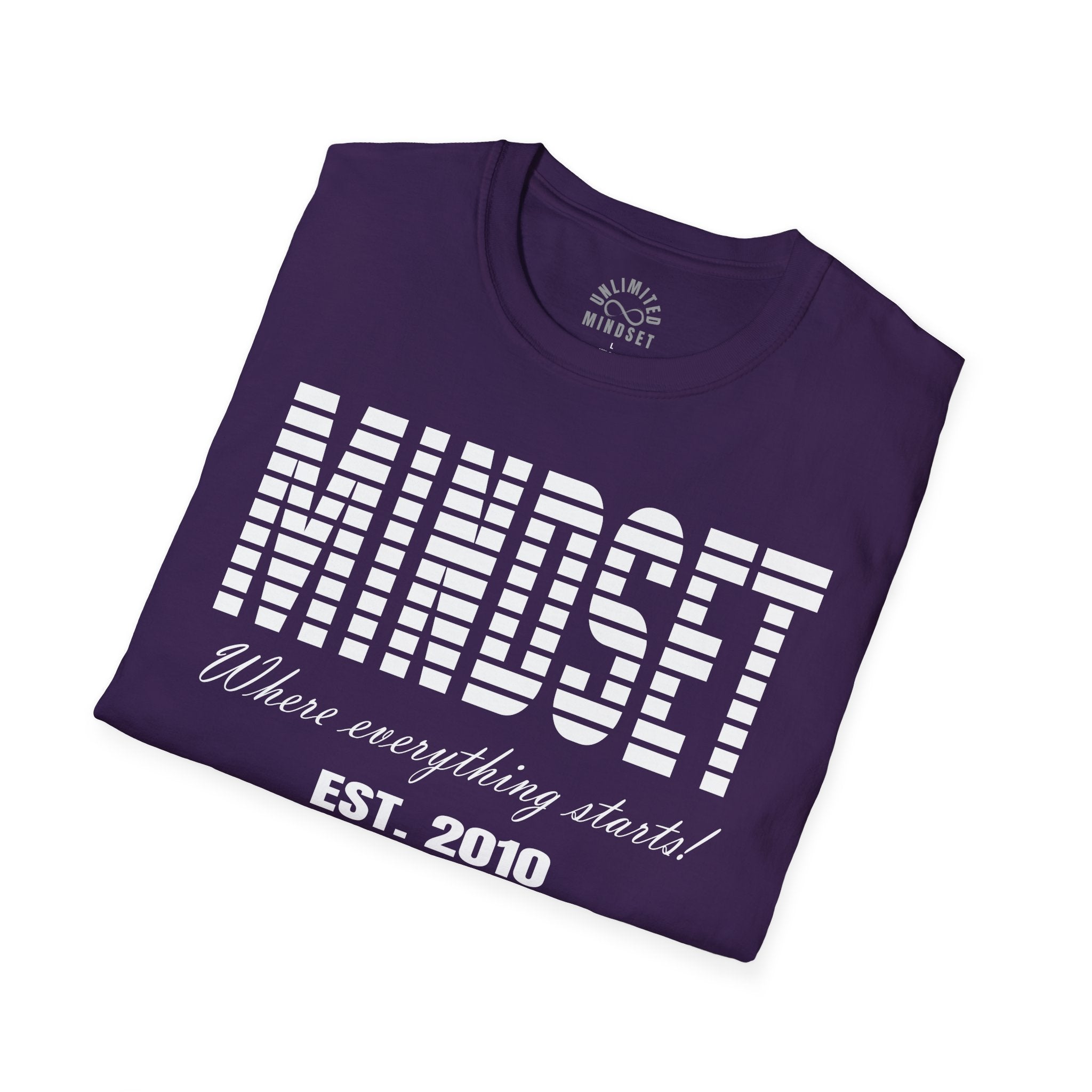 Mindset, Where Everything Starts T-Shirt (EST. 2010) - White