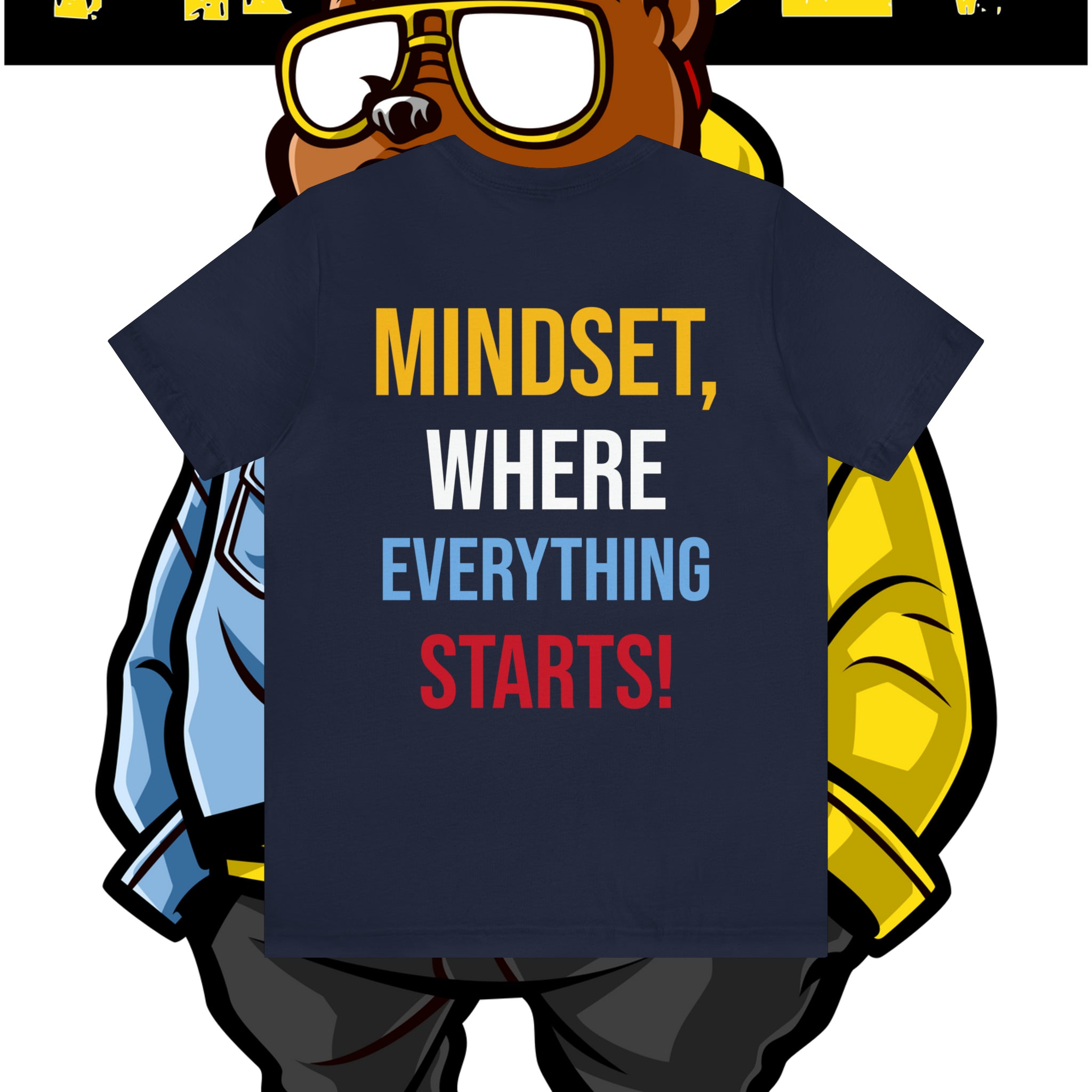 Mindset Rapper Bear T-Shirt