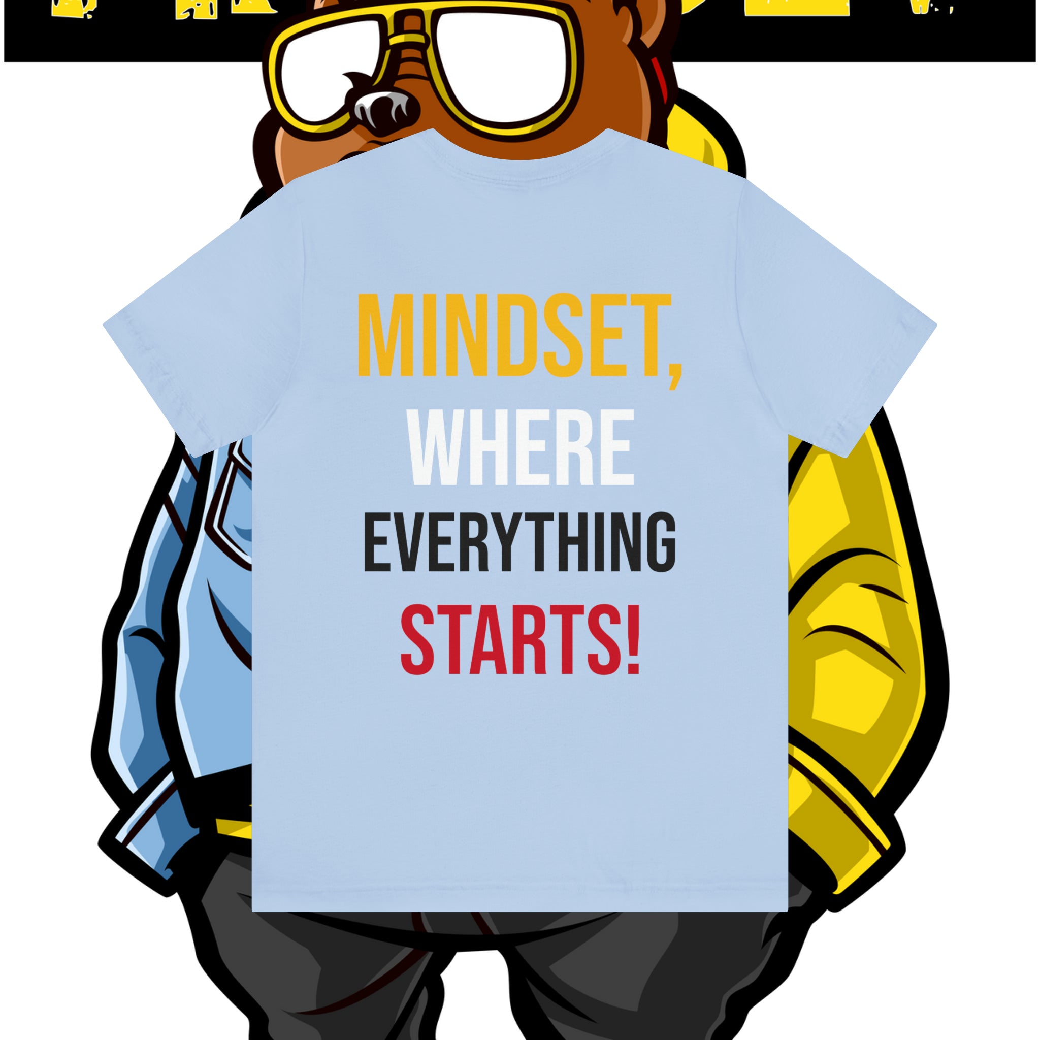 Mindset Rapper Bear T-Shirt