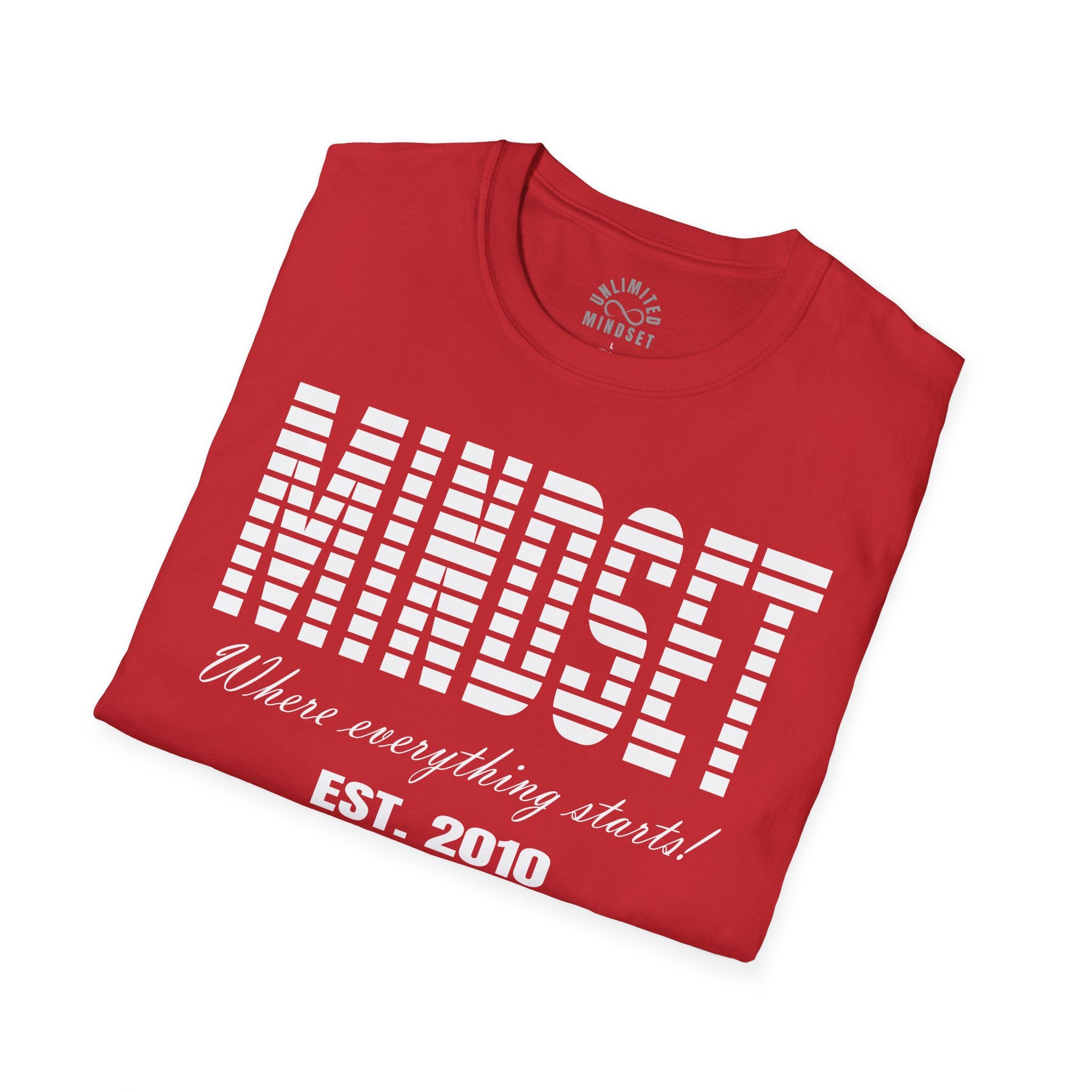 Mindset, Where Everything Starts T-Shirt (EST. 2010) - White