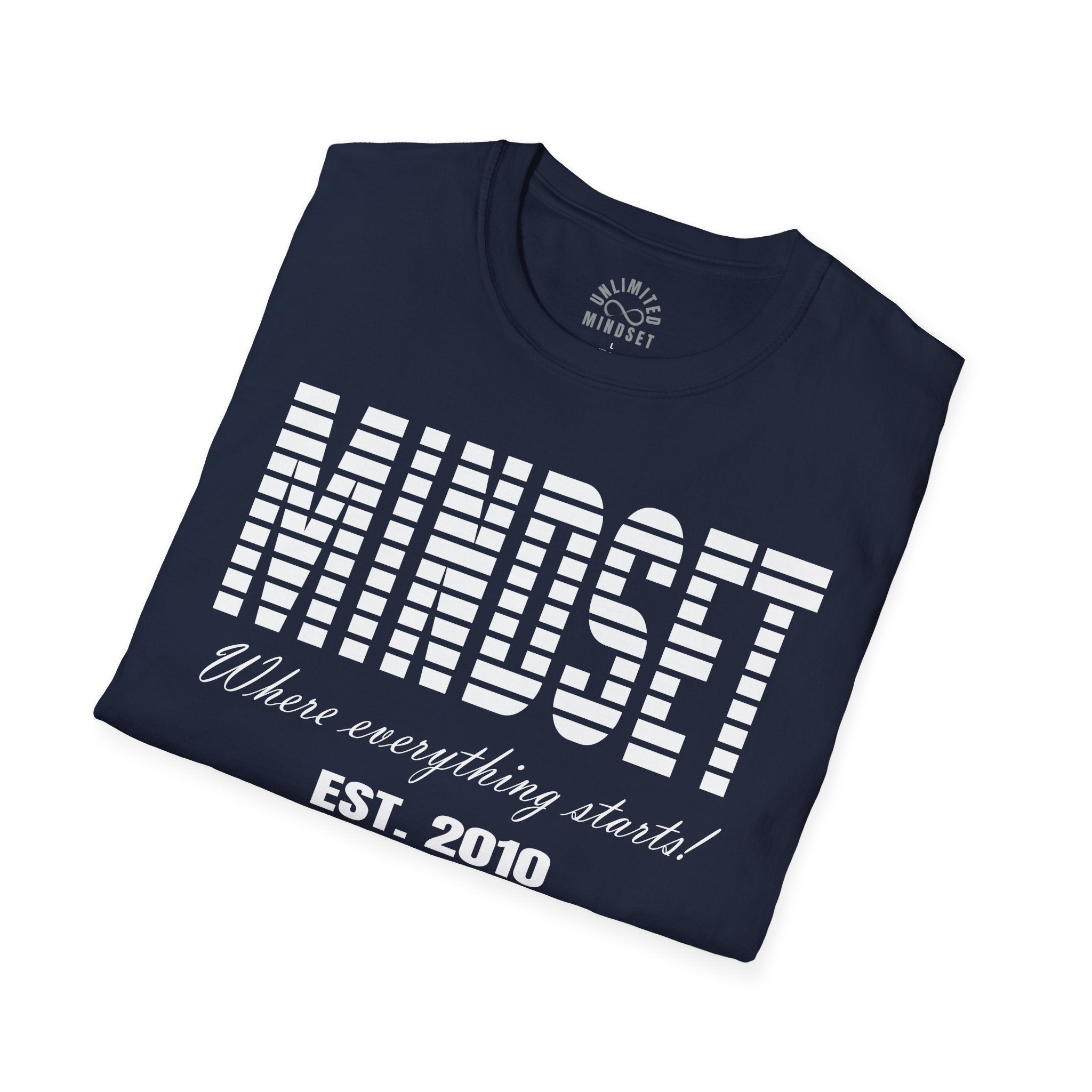 Mindset, Where Everything Starts T-Shirt (EST. 2010) - White