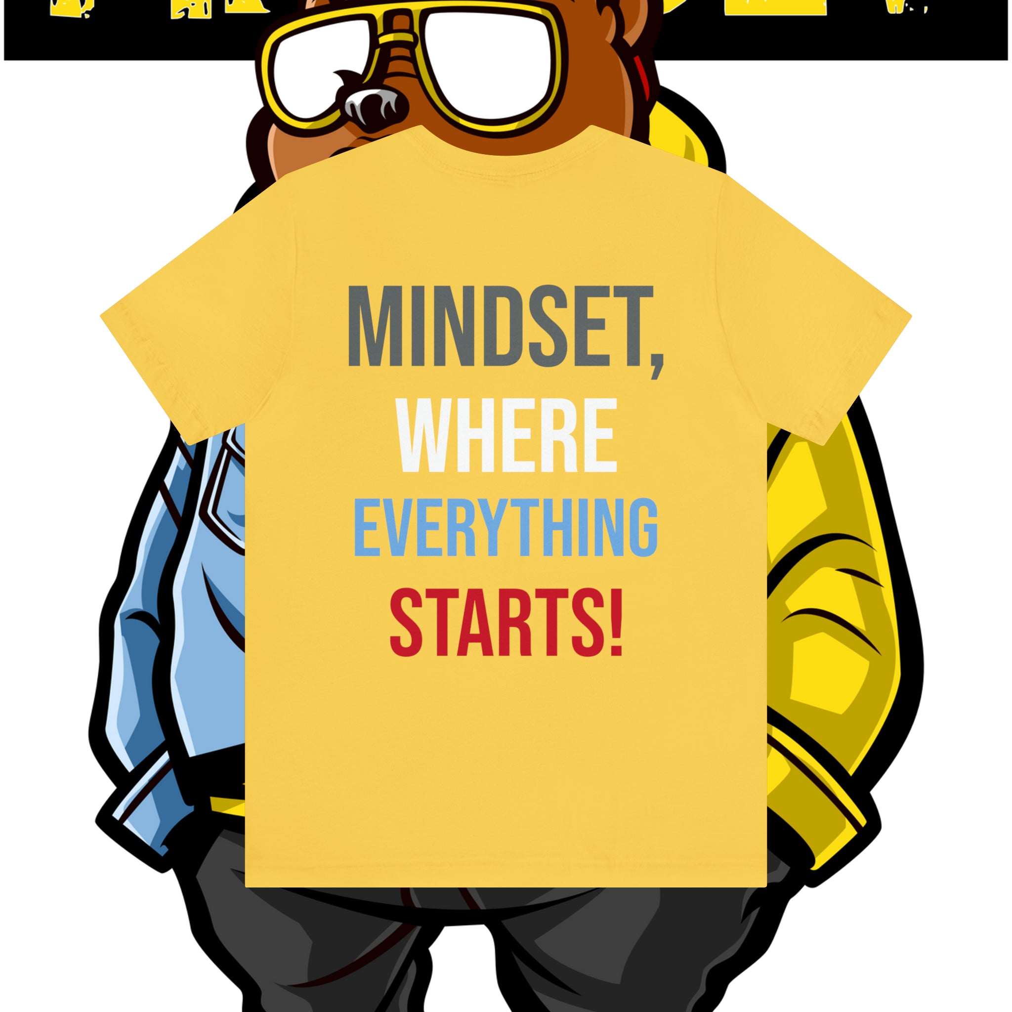 Mindset Rapper Bear T-Shirt