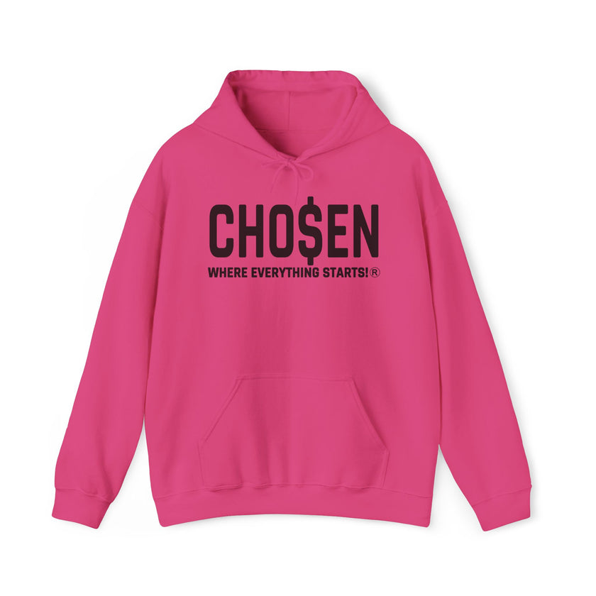 CHO$EN Mindset Hoodie (Black Logo)