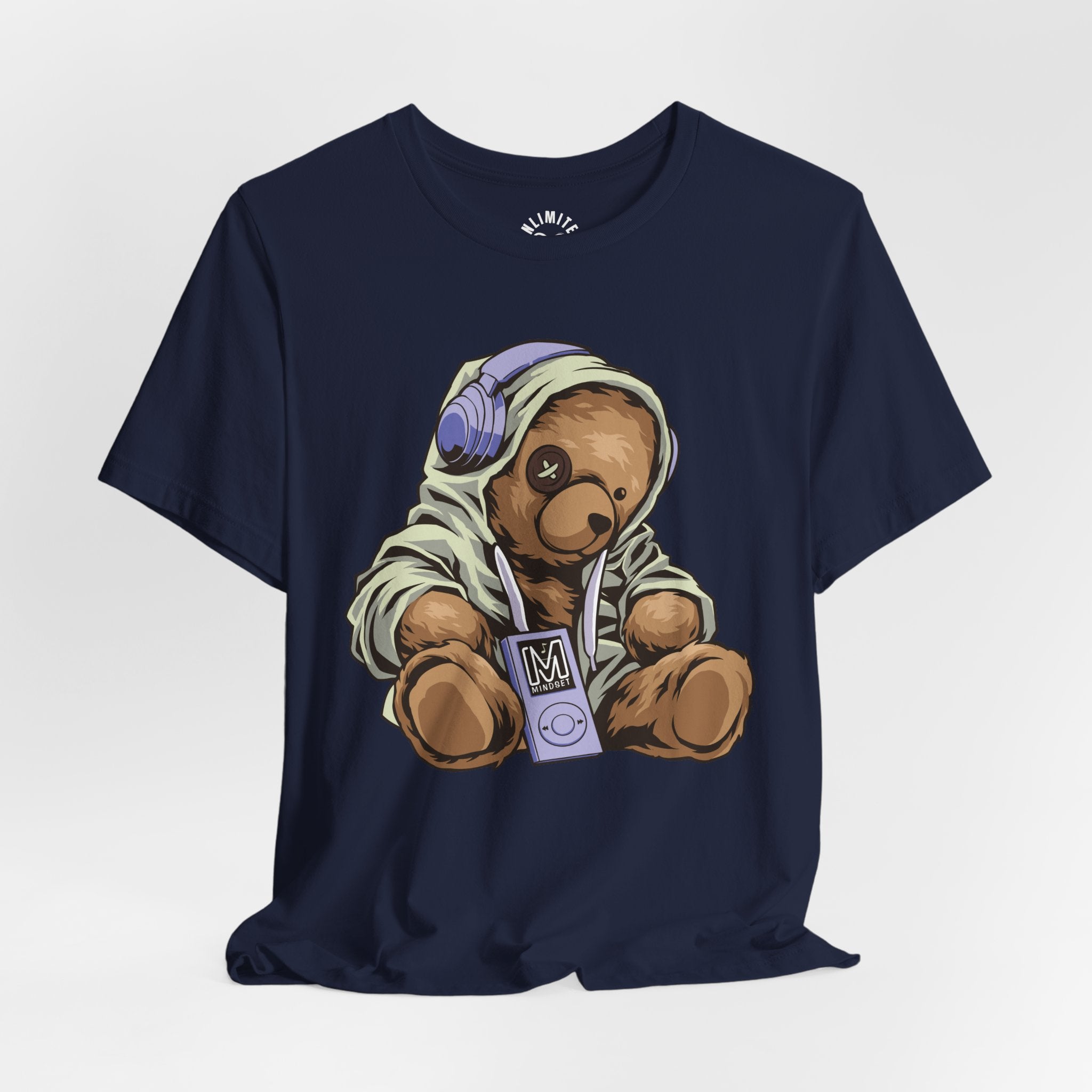 Mindset Bear Listening To Music T-shirt