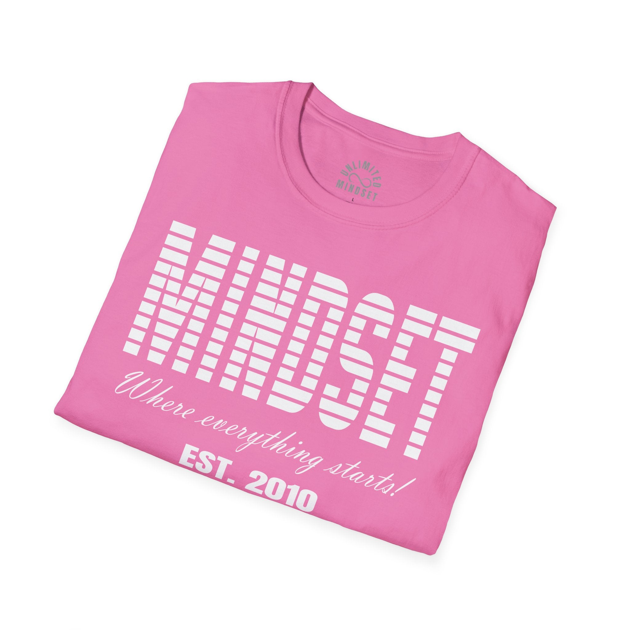 Mindset, Where Everything Starts T-Shirt (EST. 2010) - White