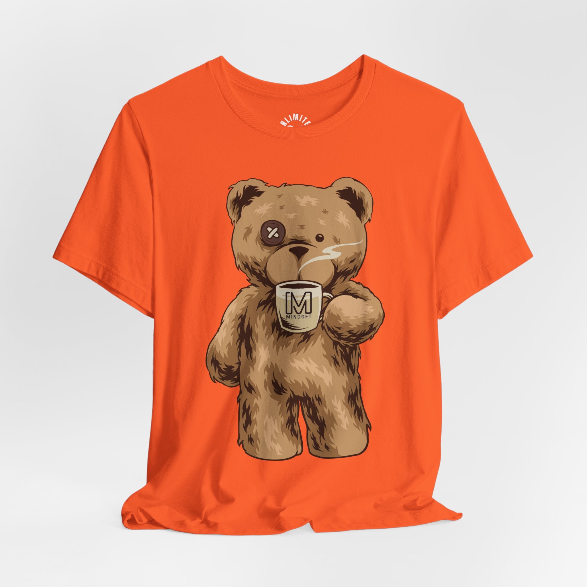 Mindset Bear With Coffee T-Shirt