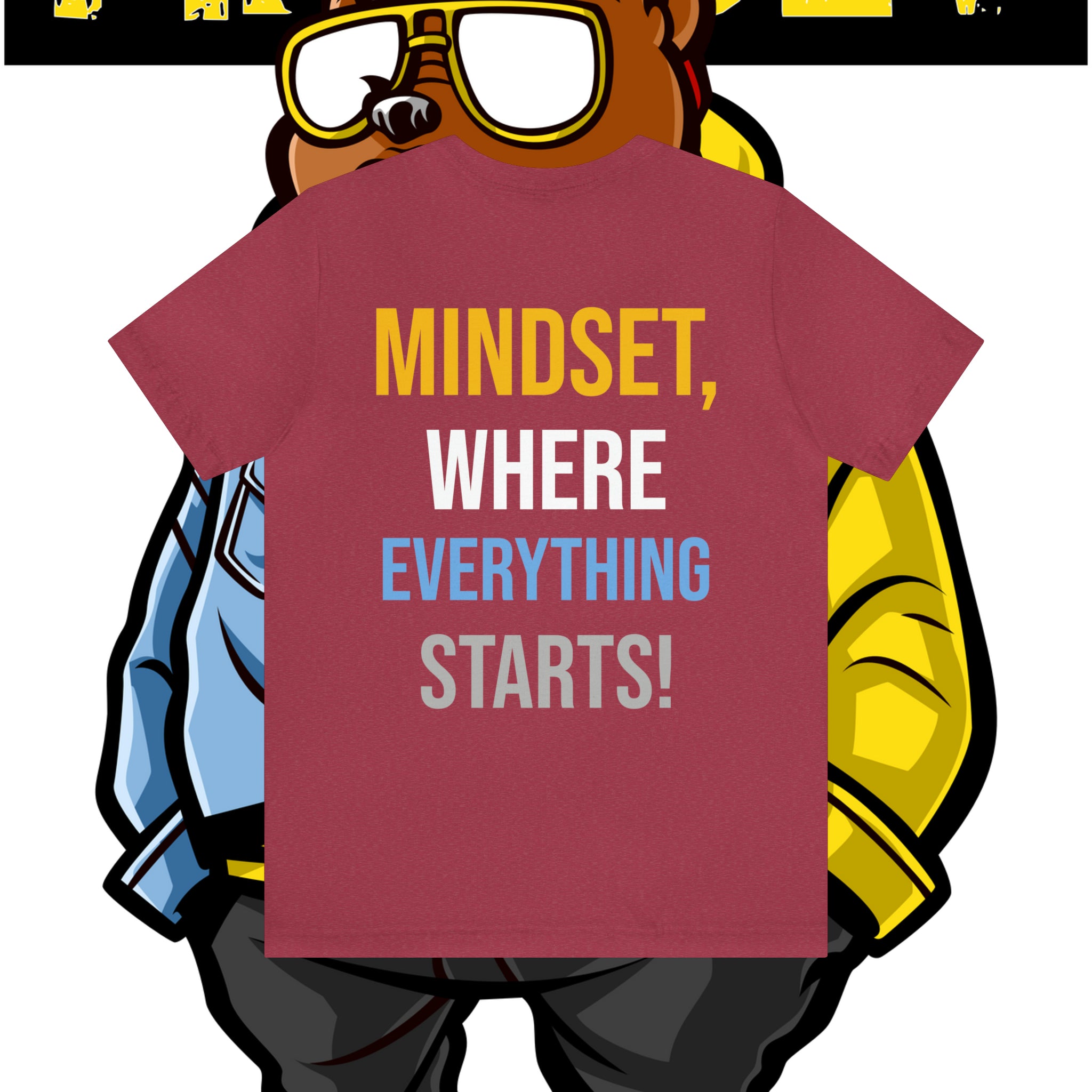 Mindset Rapper Bear T-Shirt