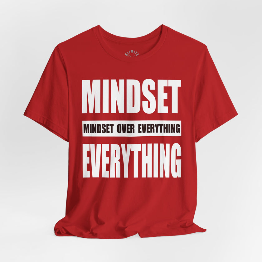 Mindset Over Everything T-Shirts (White)