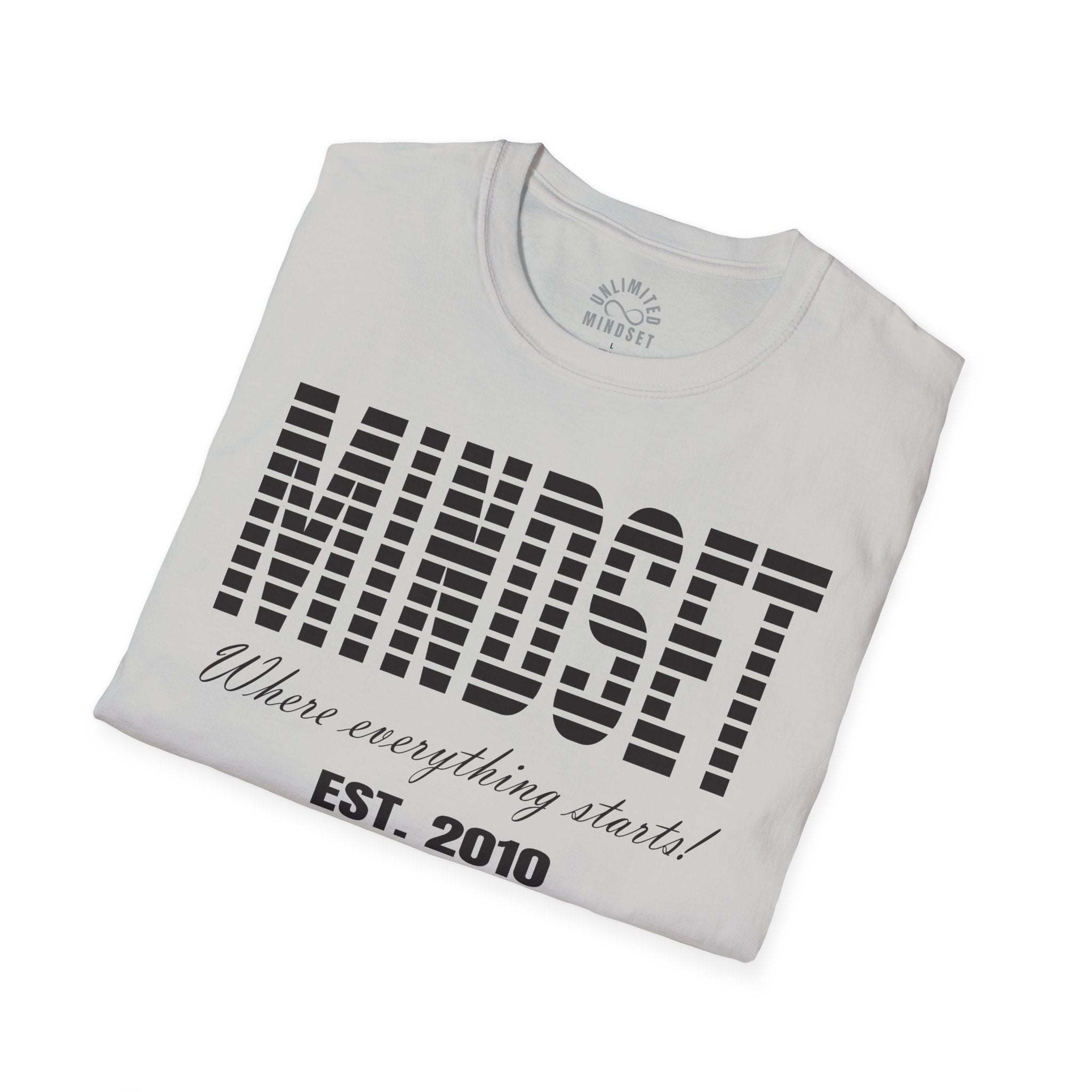 Mindset, Where Everything Starts T-Shirt (EST. 2010) - Black