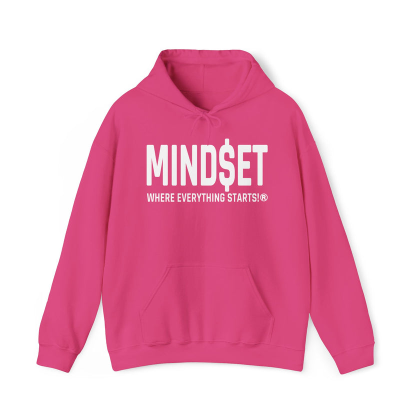 MIND$ET EDITION Hooded Sweatshirts (White Logo)