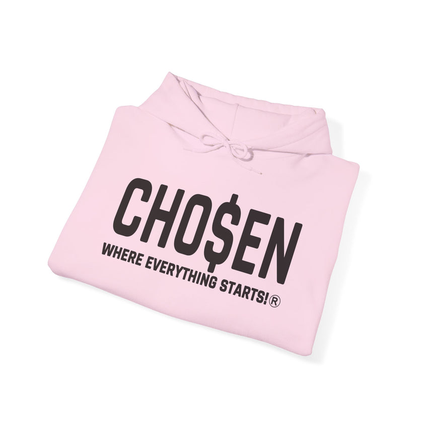 CHO$EN Mindset Hoodie (Black Logo)