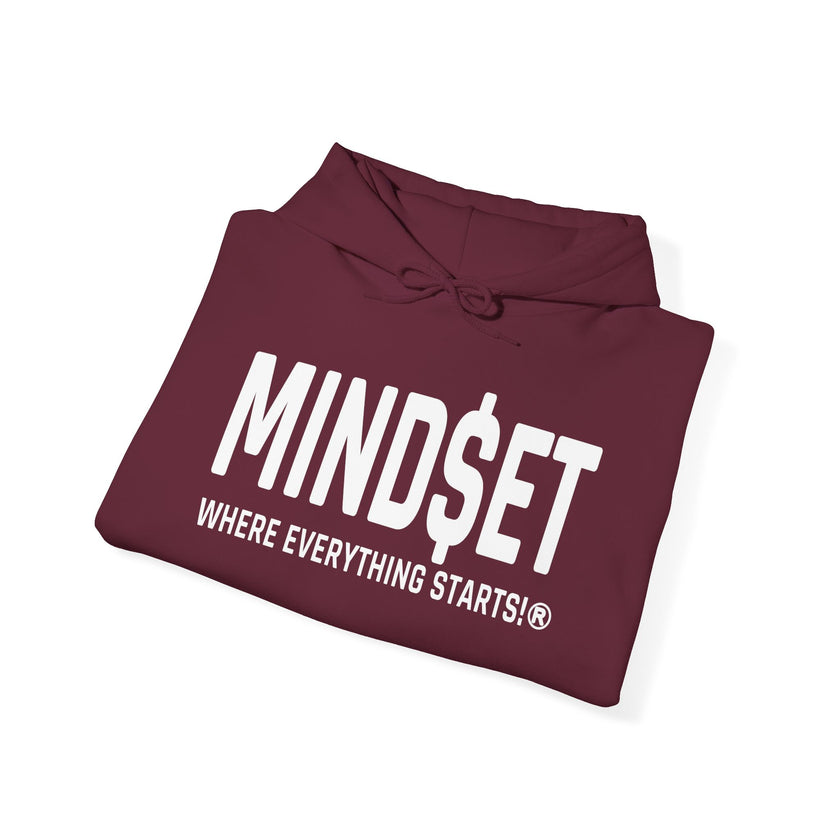 MIND$ET EDITION Hooded Sweatshirts (White Logo)