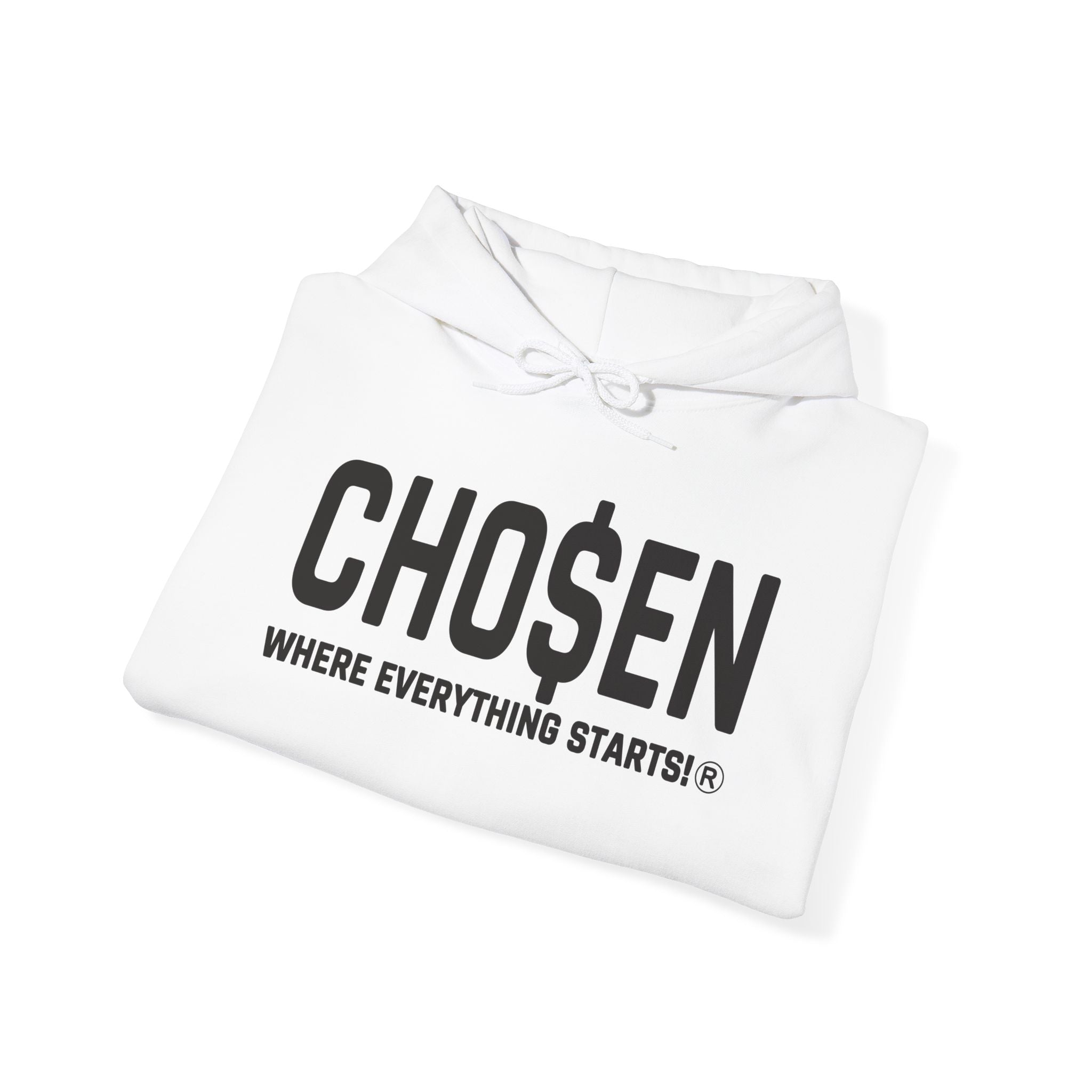 CHO$EN Mindset Hoodie (Black Logo)