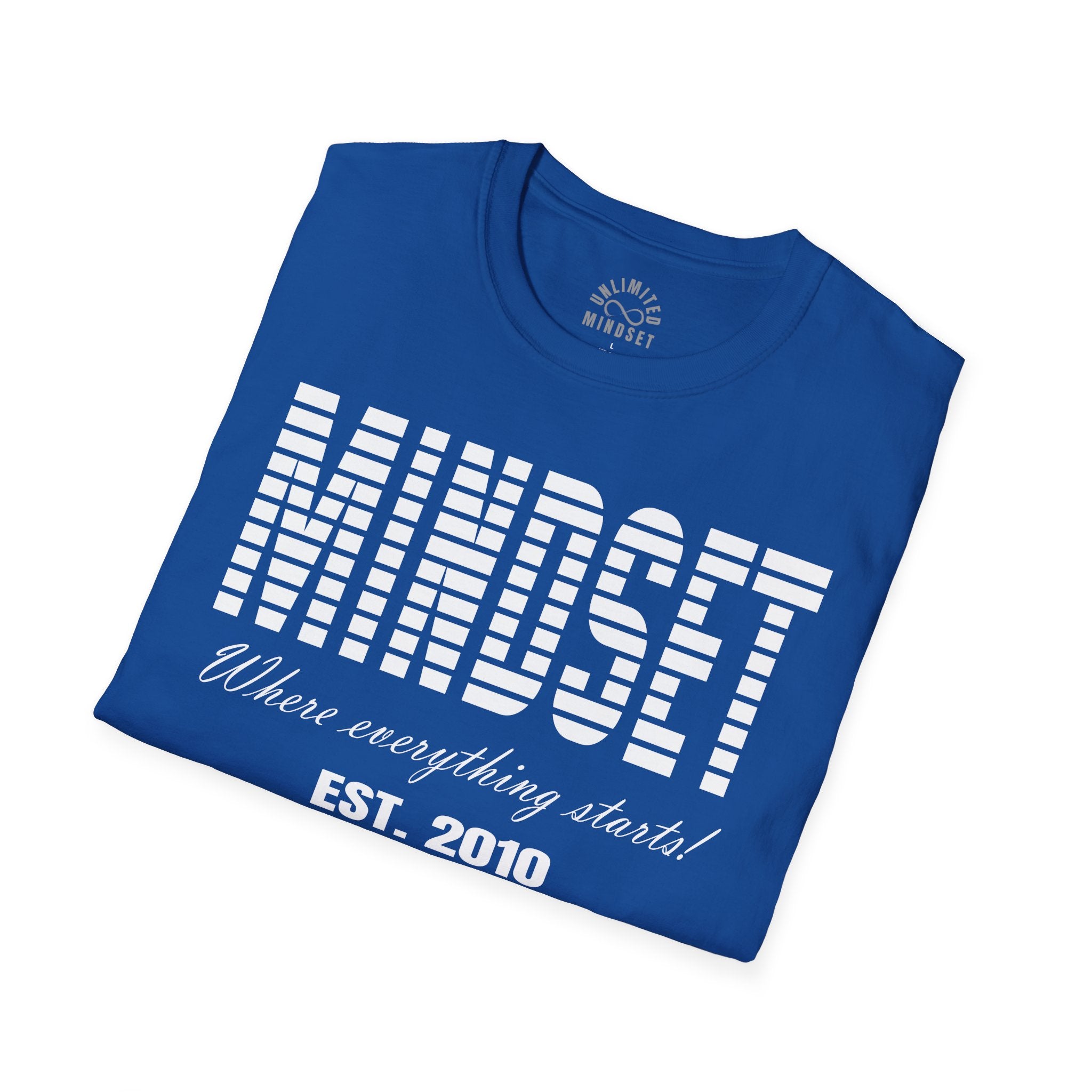 Mindset, Where Everything Starts T-Shirt (EST. 2010) - White