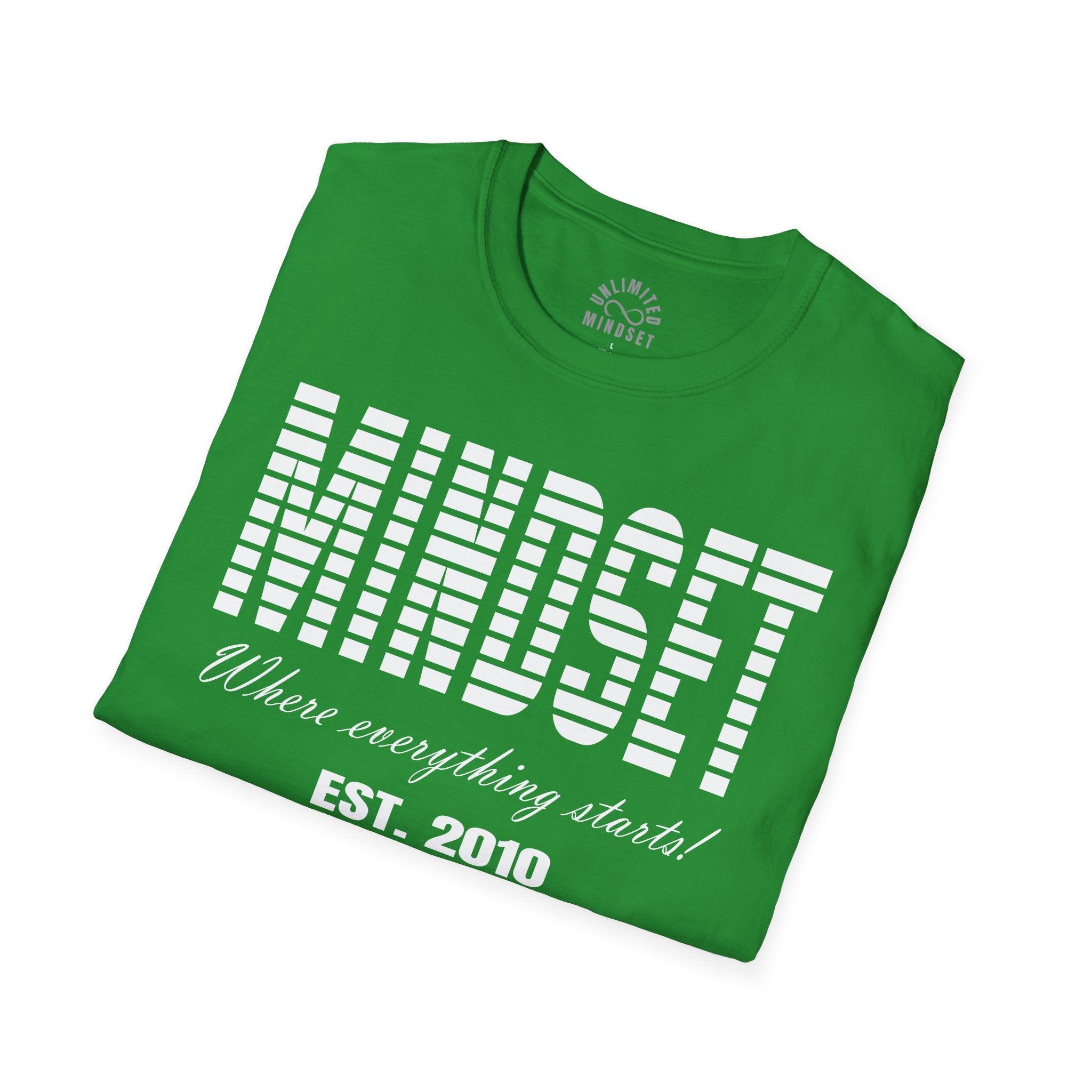 Mindset, Where Everything Starts T-Shirt (EST. 2010) - White