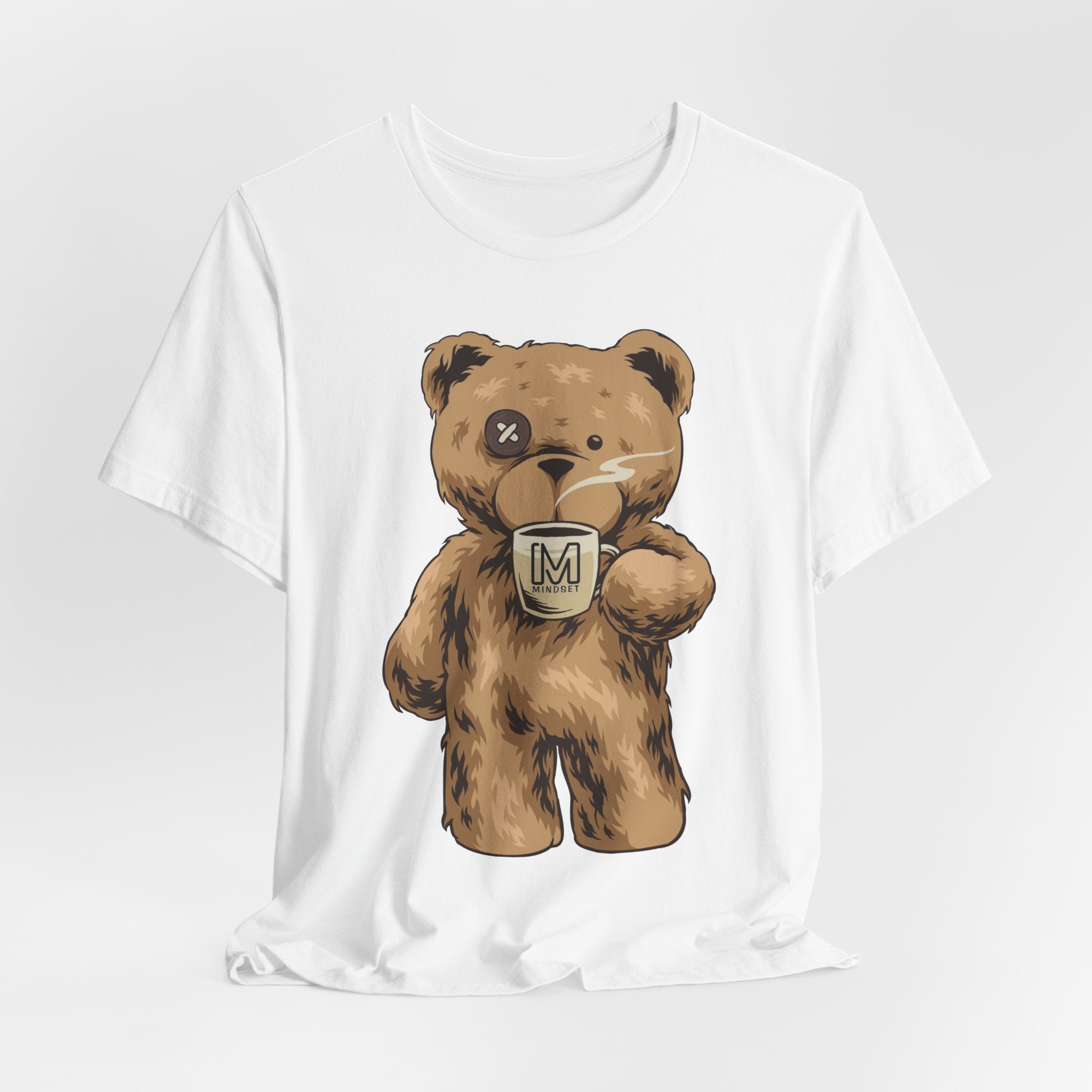 Mindset Bear With Coffee T-Shirt