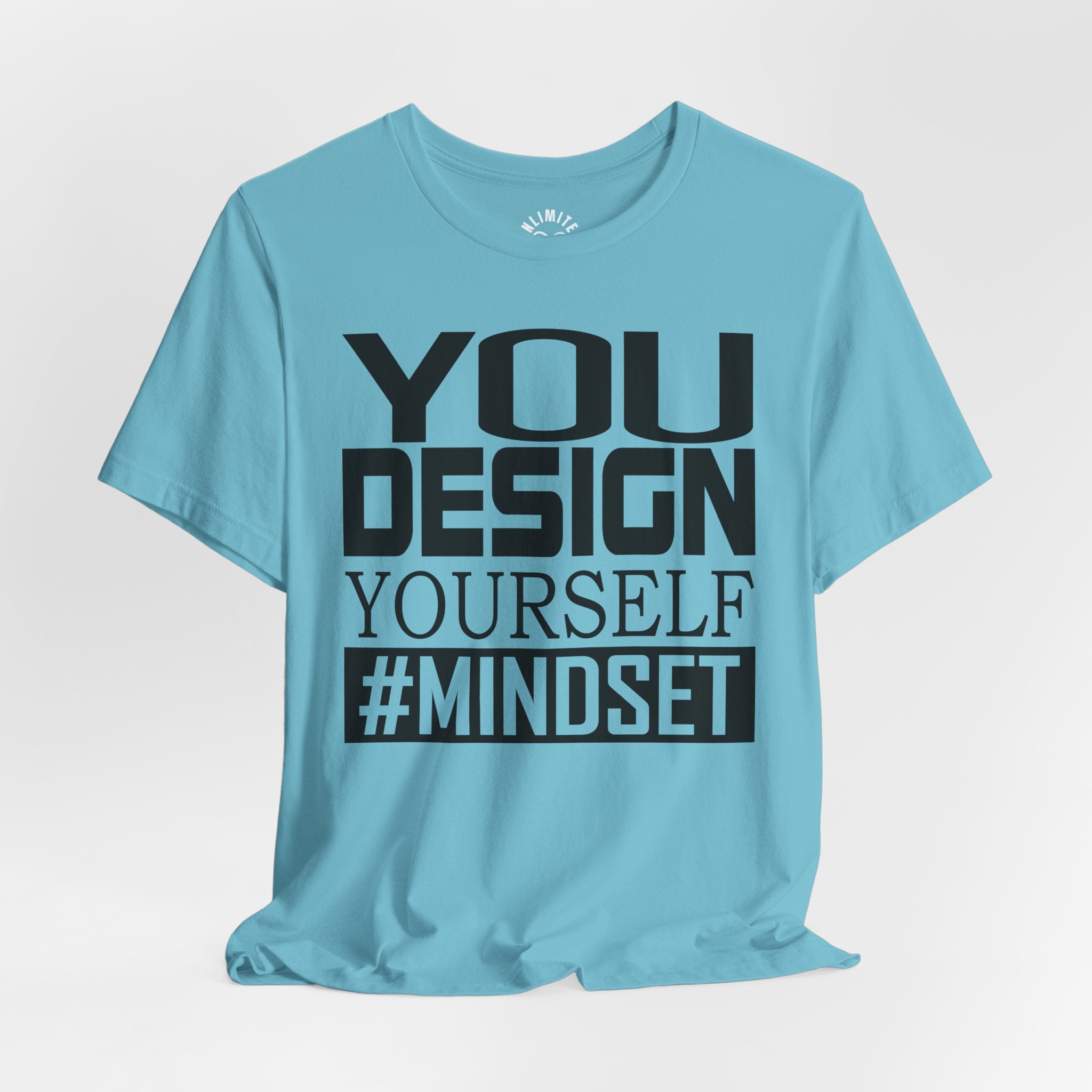 Design Yourself Mindset T-shirt (Black Logo)