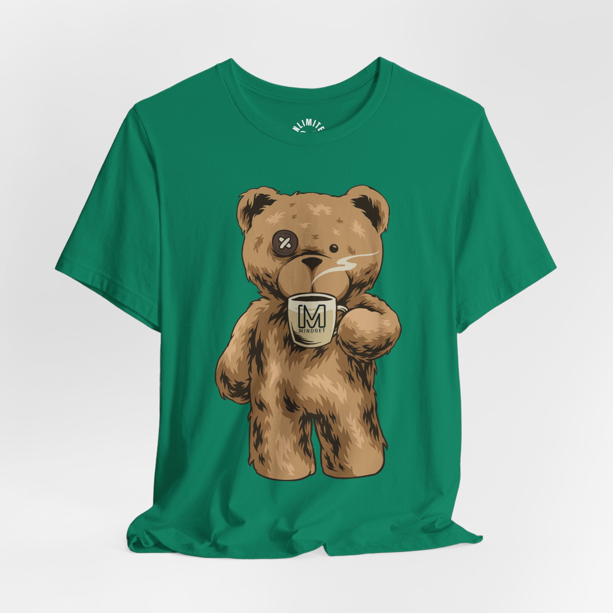 Mindset Bear With Coffee T-Shirt