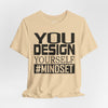 Design Yourself Mindset T-shirt (Black Logo)