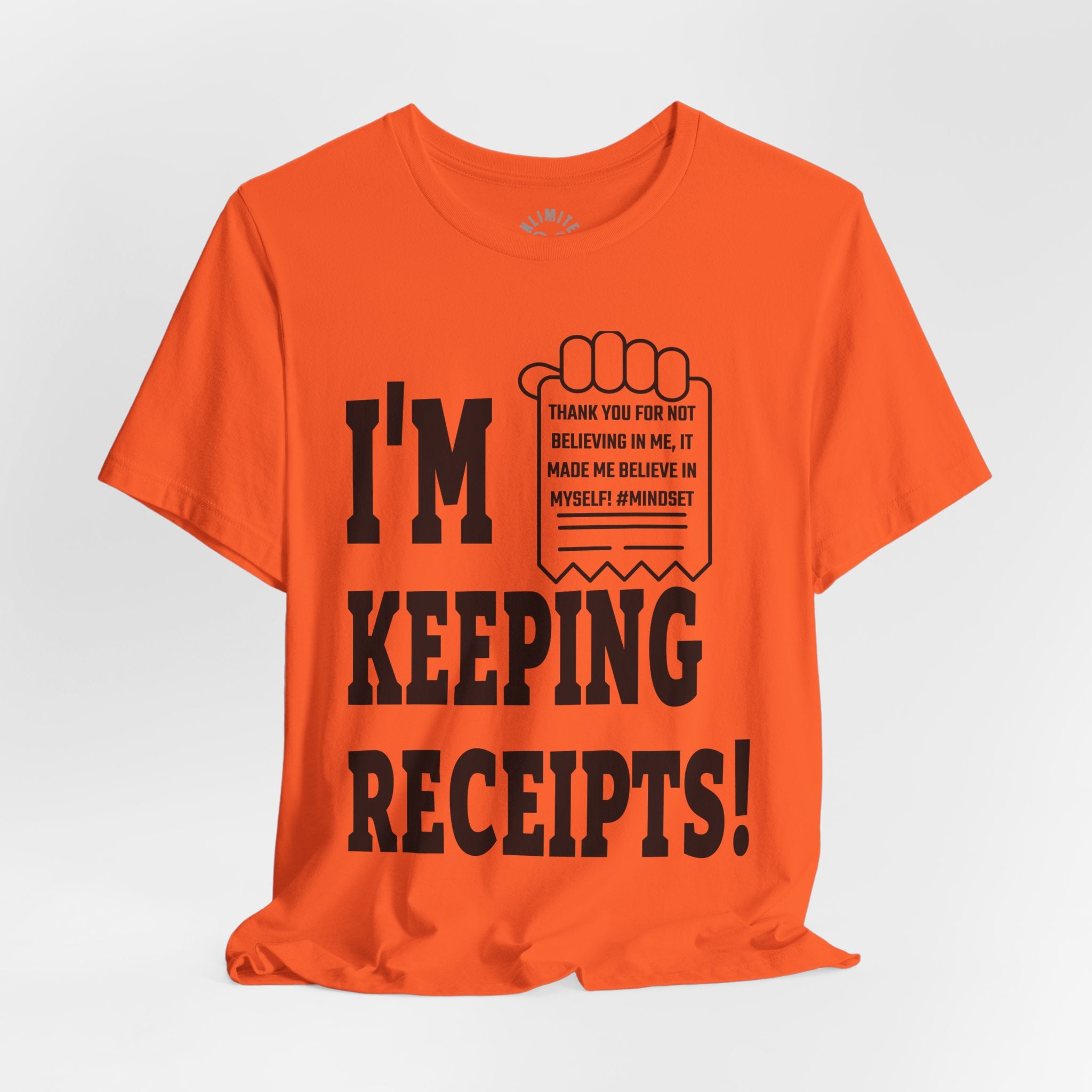 I'm Keeping Reciept! T-Shirt (Black)