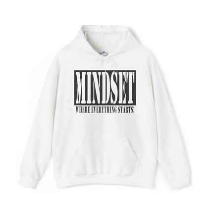 Mindset Stencil Black Logo Hoodies