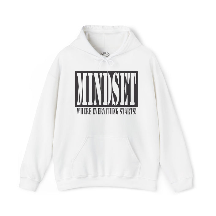 Mindset Stencil Black Logo Hoodies