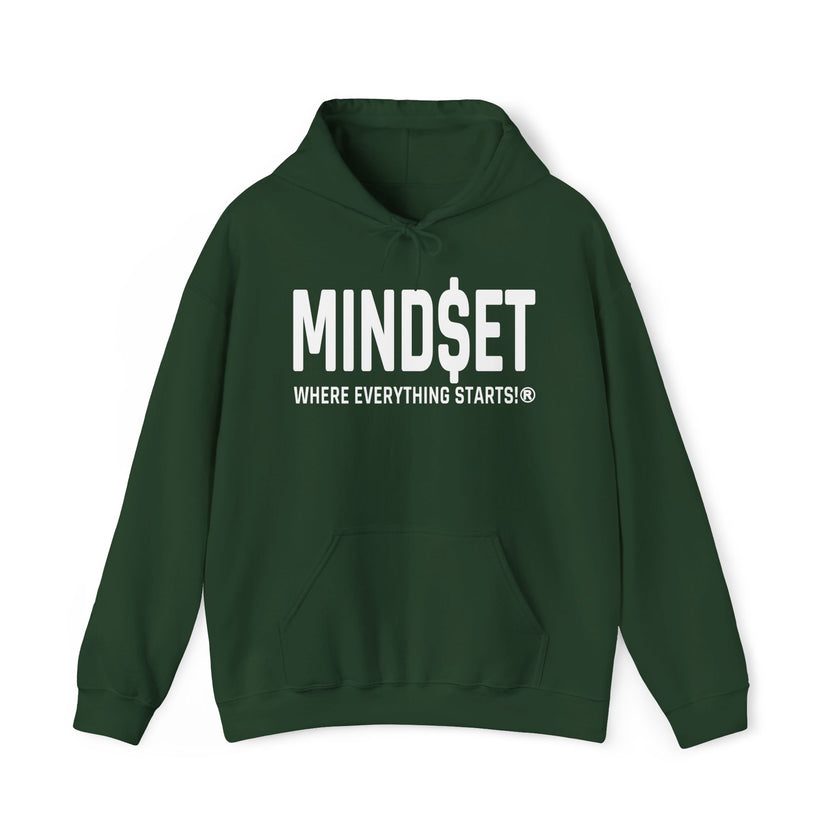 MIND$ET EDITION Hooded Sweatshirts (White Logo)