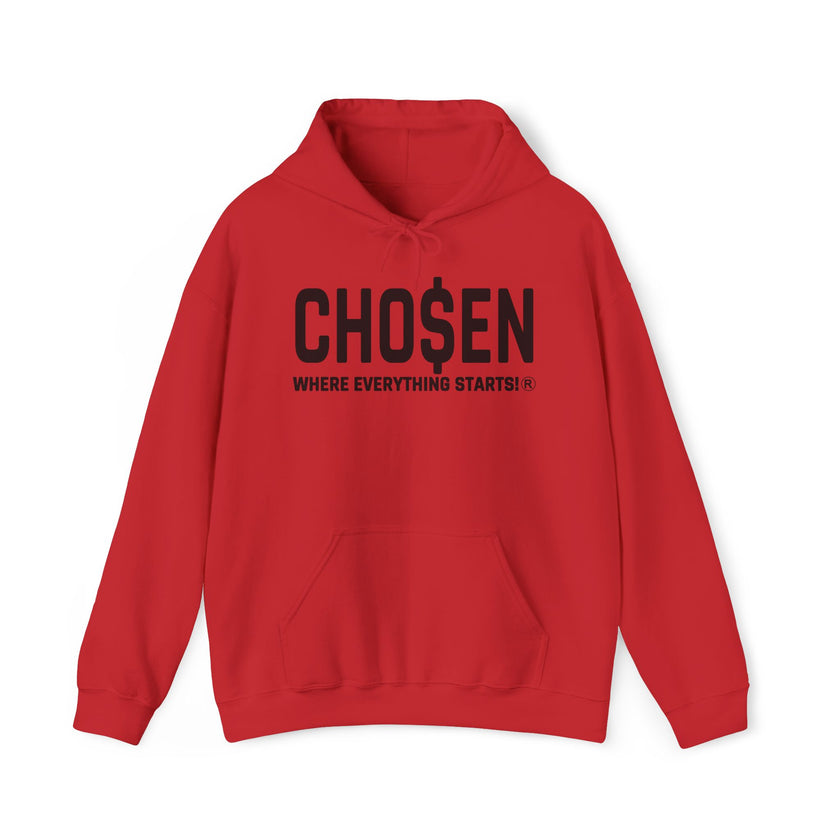CHO$EN Mindset Hoodie (Black Logo)