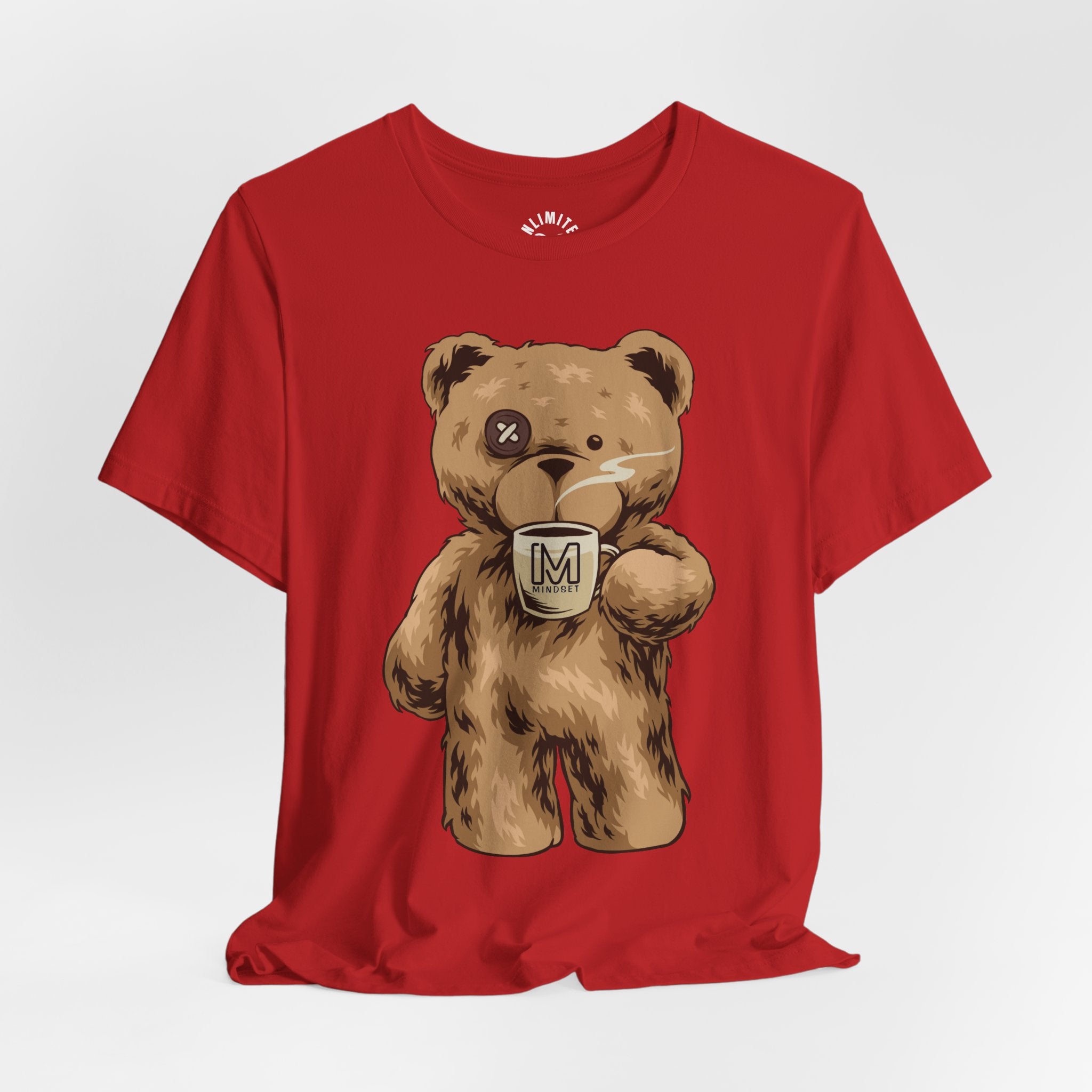 Mindset Bear With Coffee T-Shirt