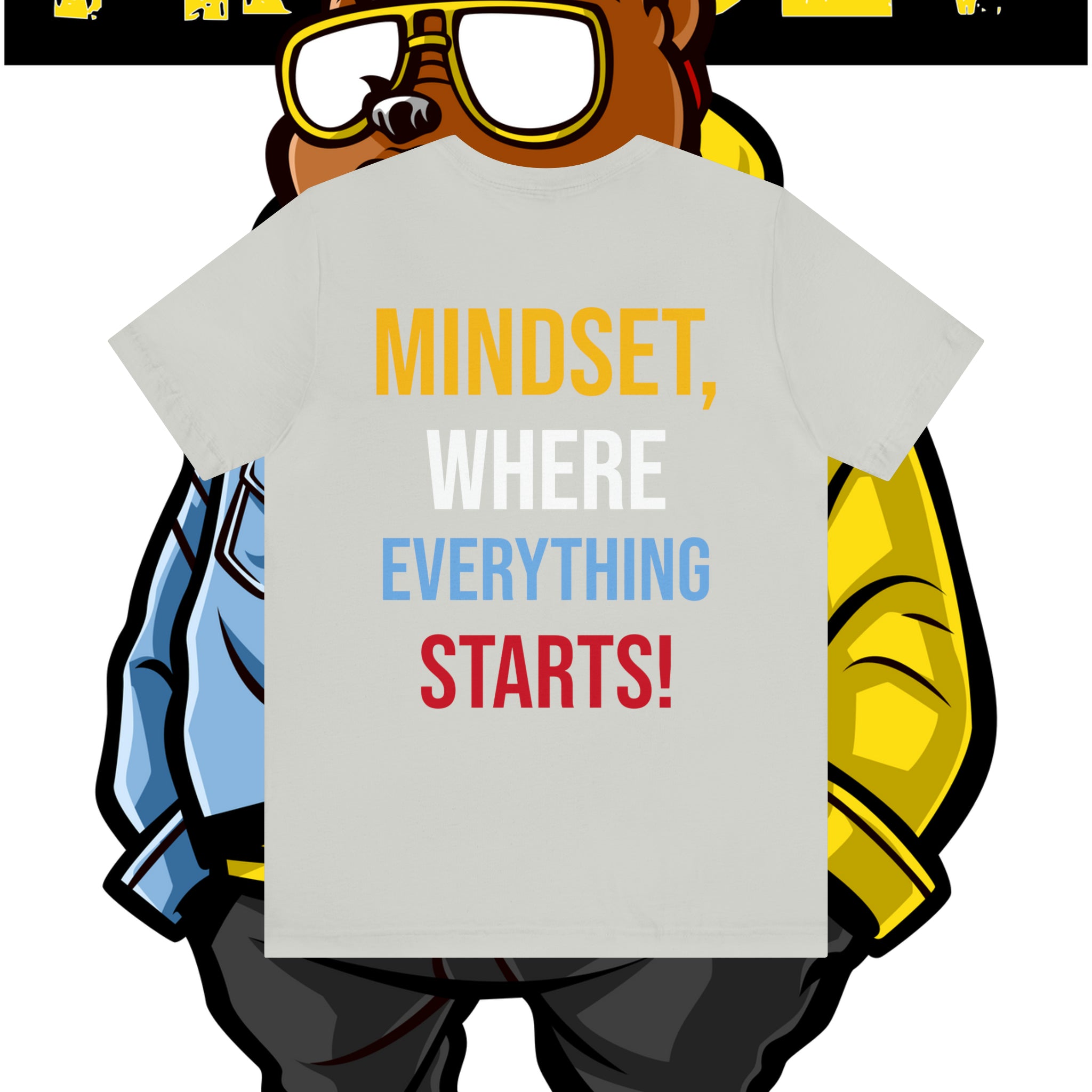 Mindset Rapper Bear T-Shirt