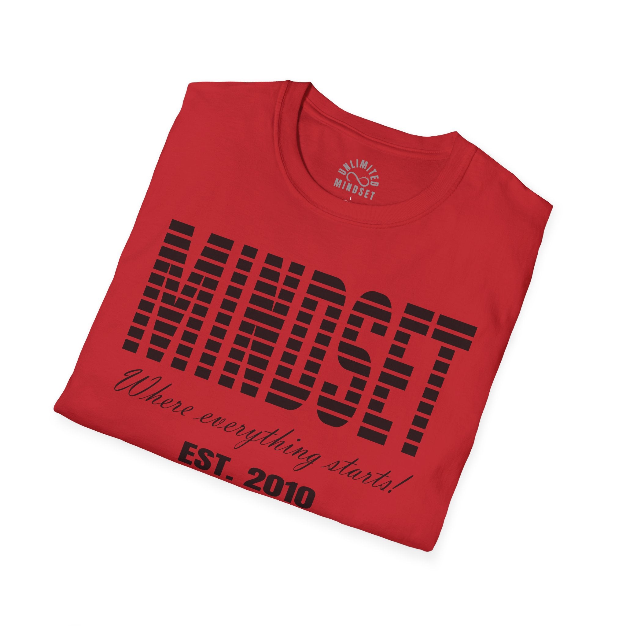 Mindset, Where Everything Starts T-Shirt (EST. 2010) - Black