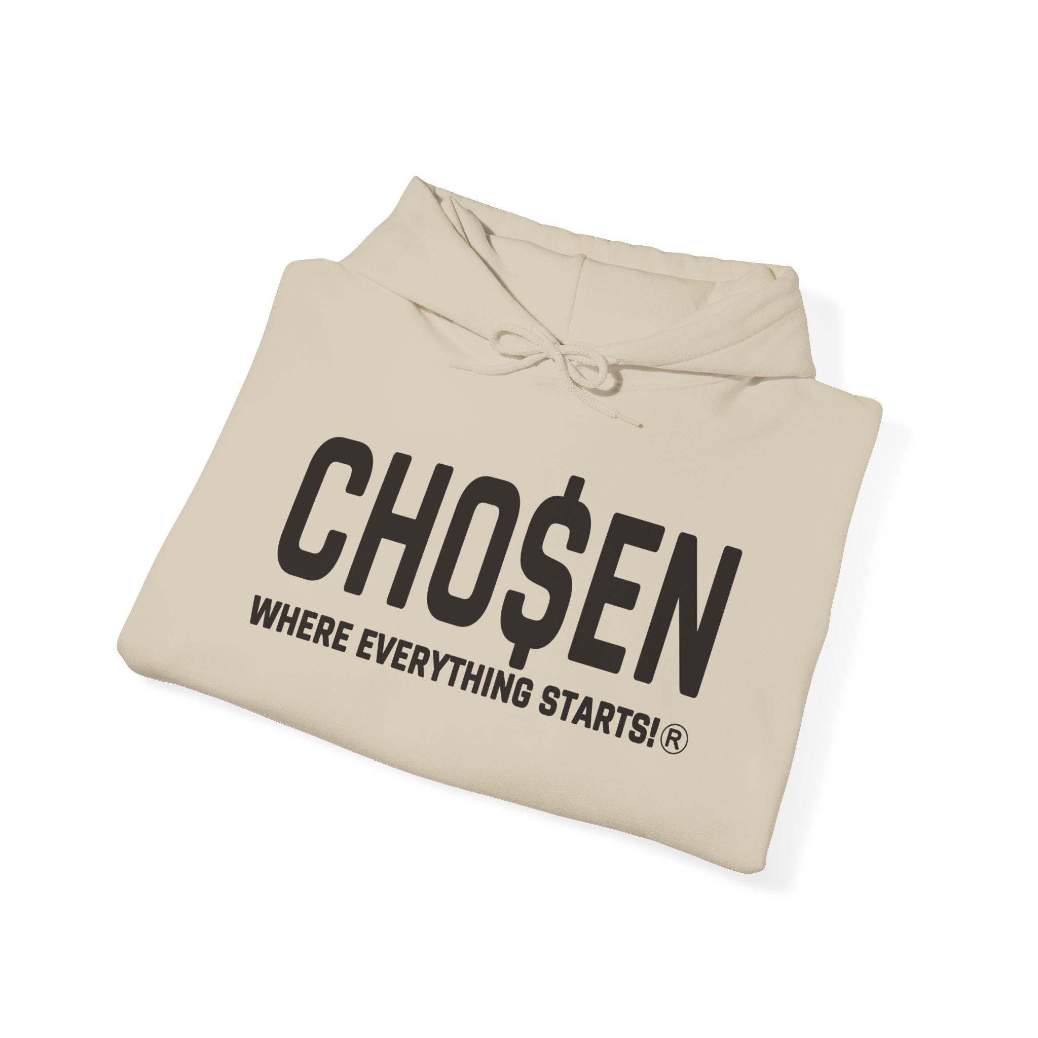 CHO$EN Mindset Hoodie (Black Logo)