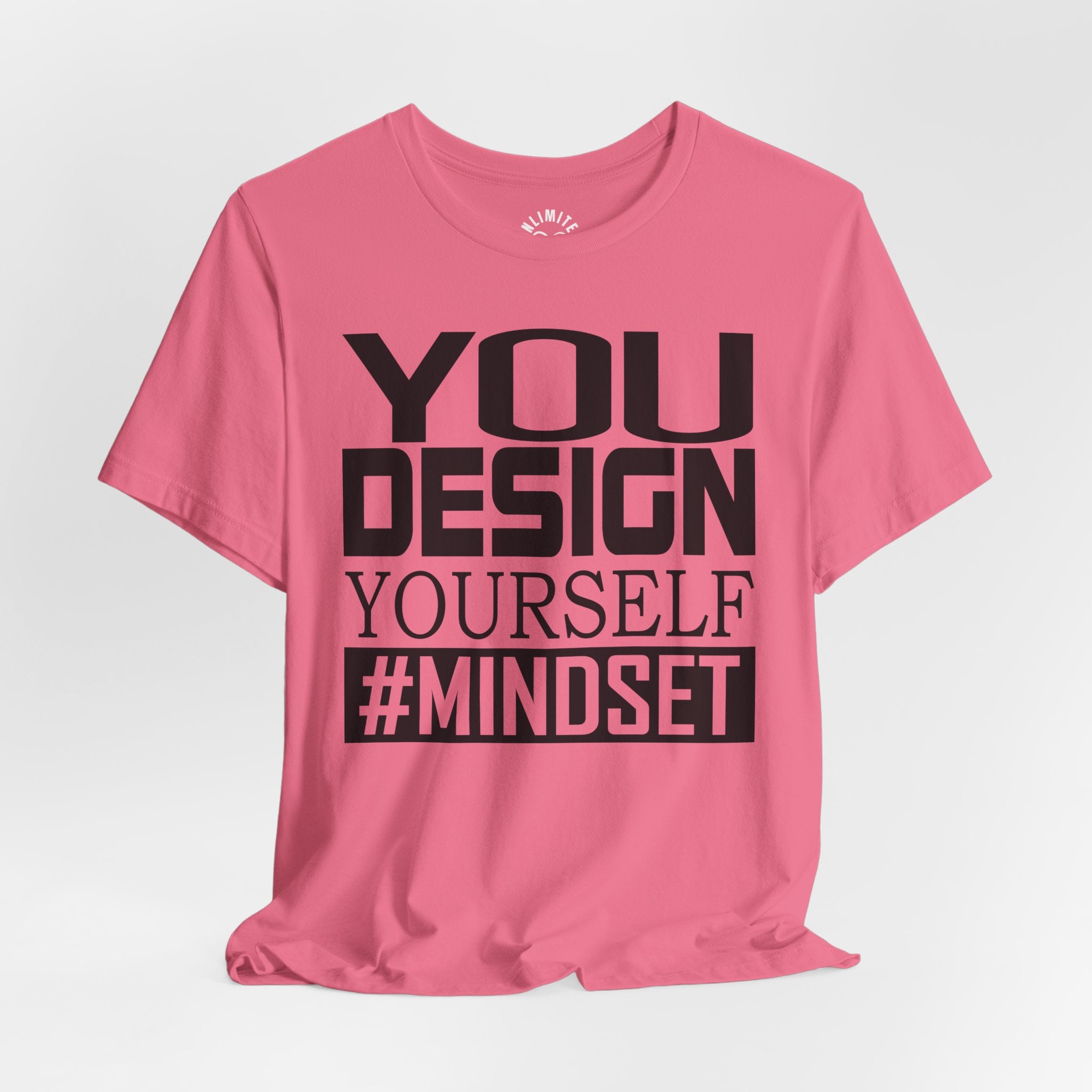 Design Yourself Mindset T-shirt (Black Logo)