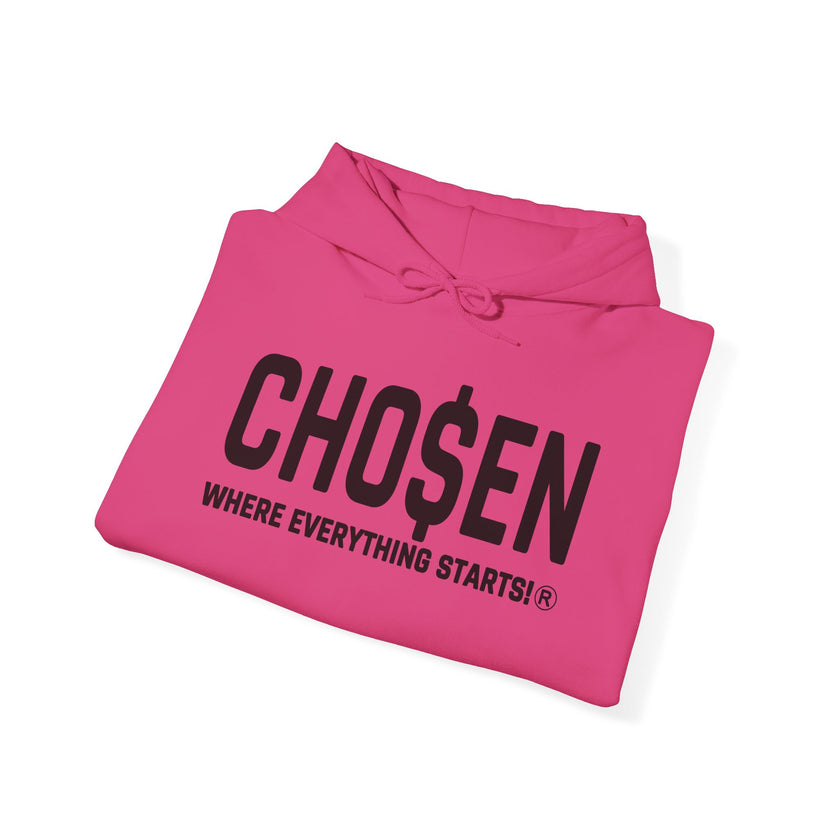 CHO$EN Mindset Hoodie (Black Logo)