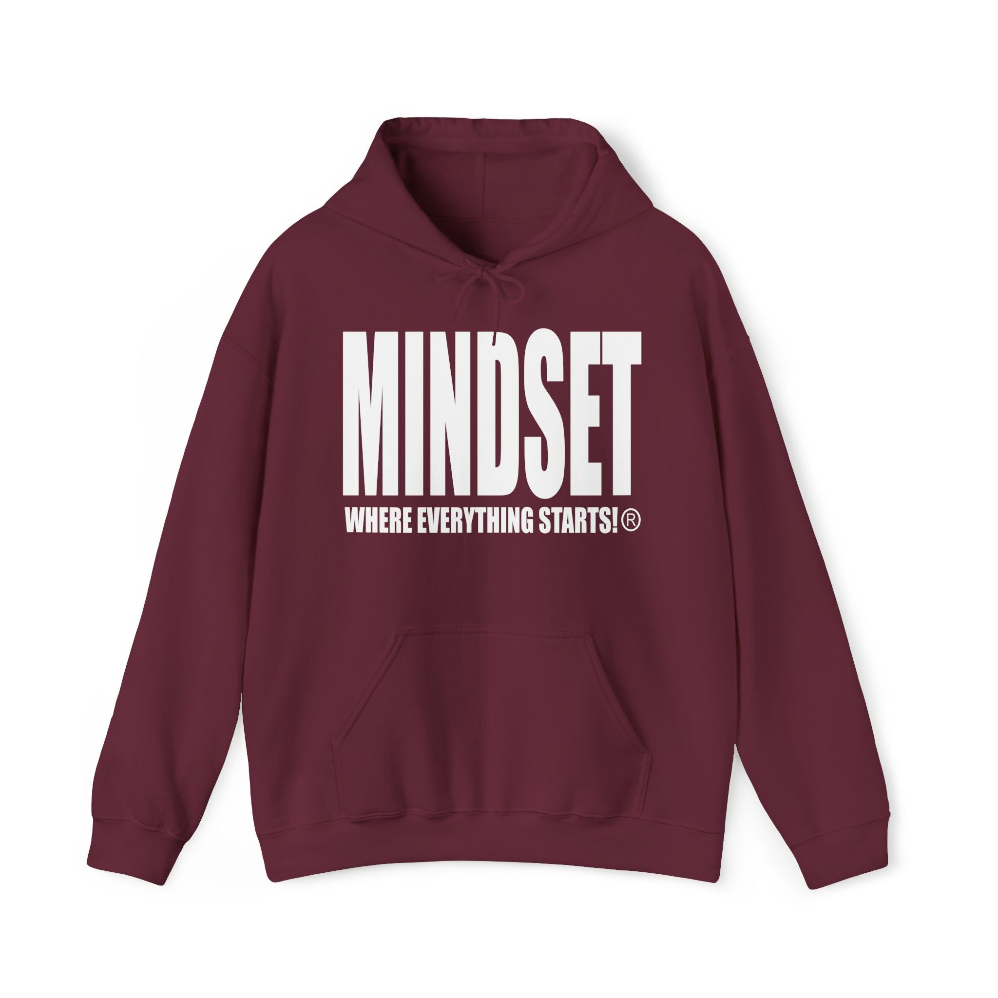 Mindset Trademark Hoodie (WHITE LOGO)