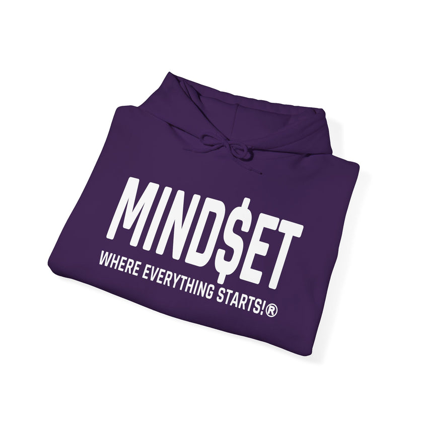 MIND$ET EDITION Hooded Sweatshirts (White Logo)