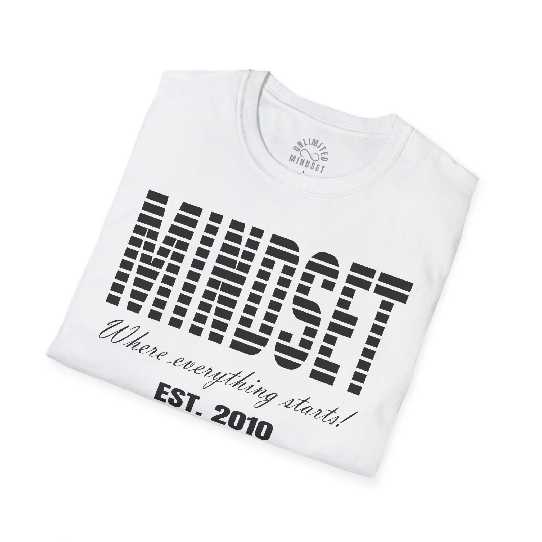 Mindset, Where Everything Starts T-Shirt (EST. 2010) - Black